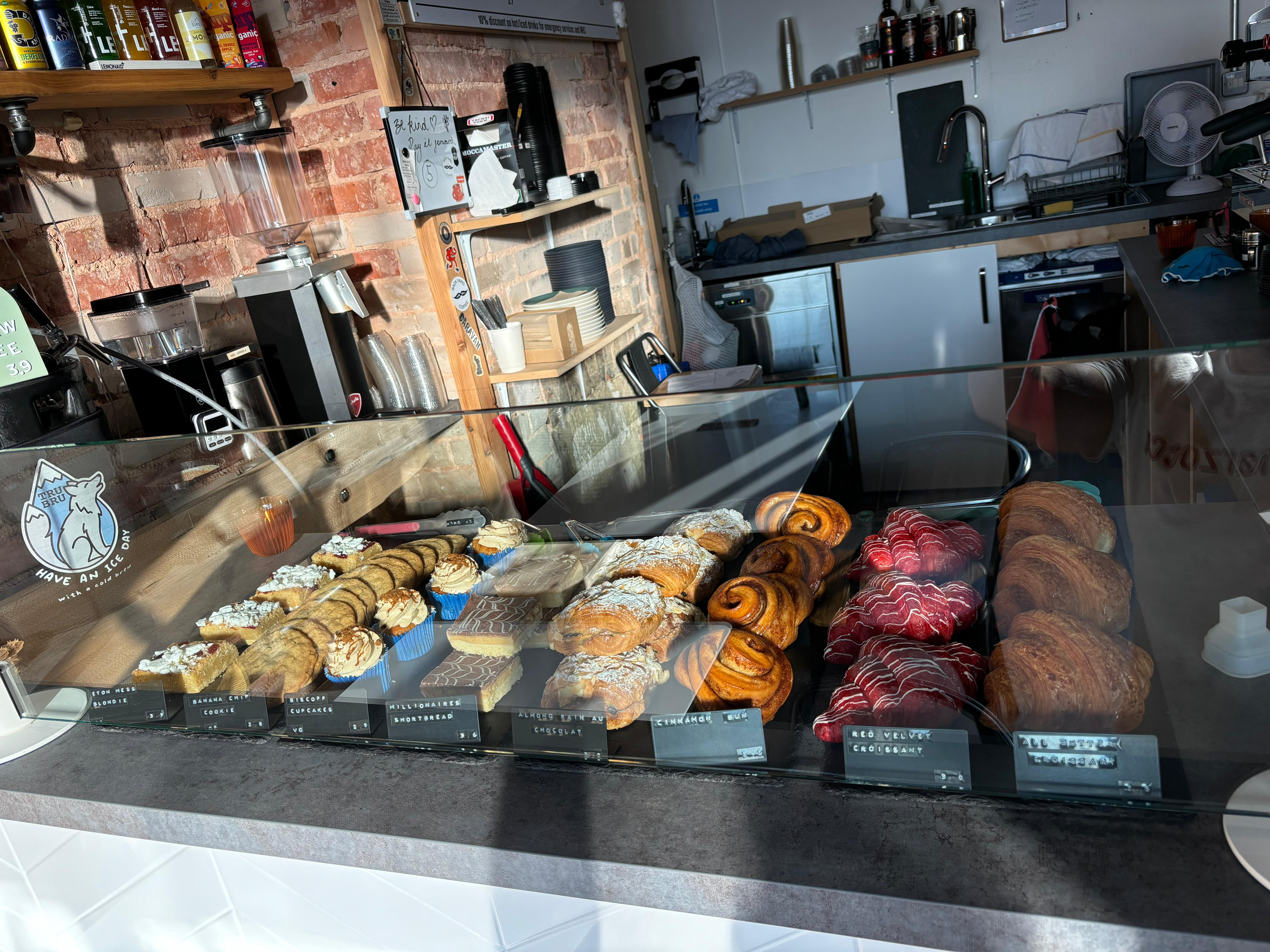 Cozy interior of Tamp & Grind